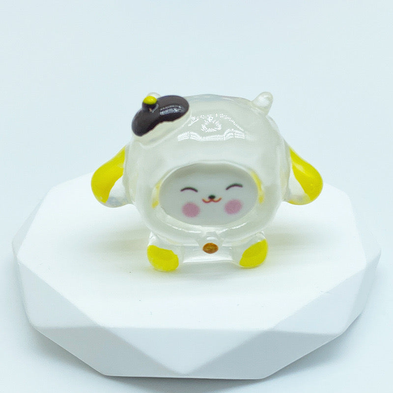 luminous lying doll