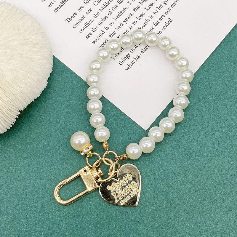pearl keychain