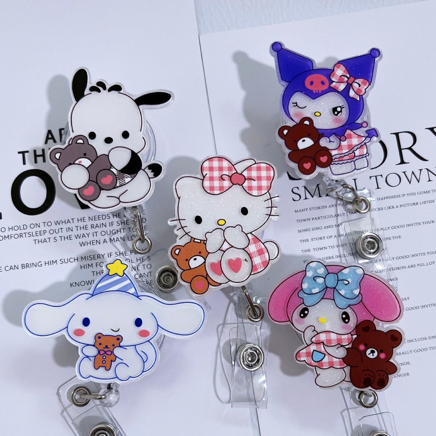 sanrio badge reels