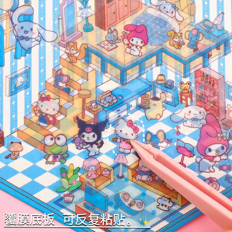 sanrio 3D stickers