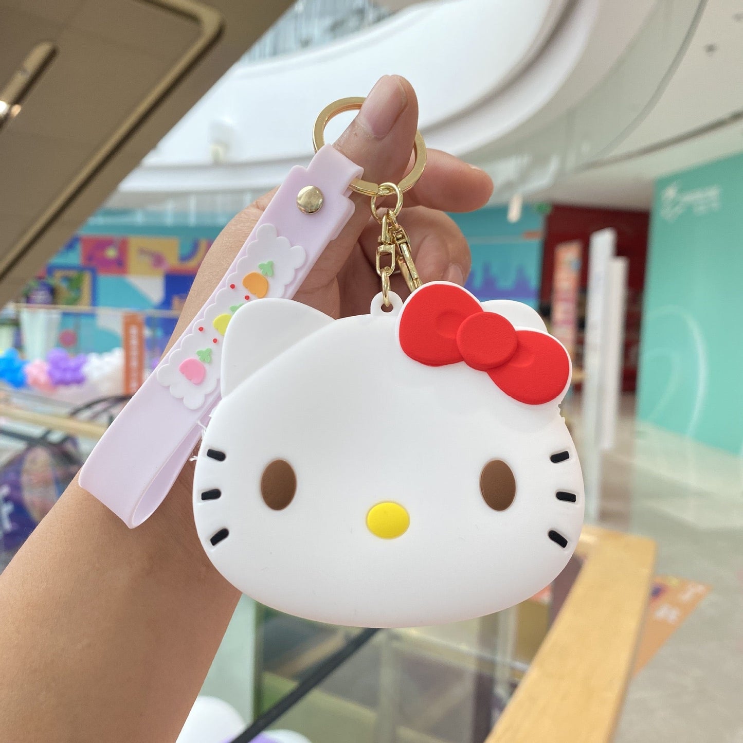 sanrio coin purse keychain