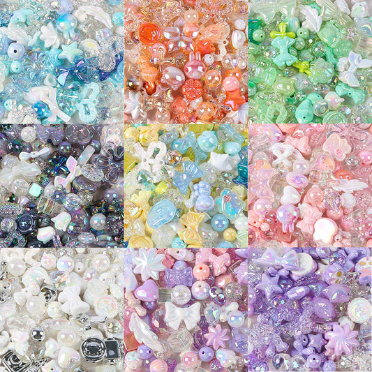 mixed acrylic beads and charms 2